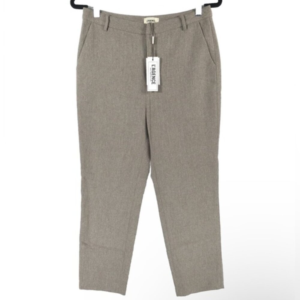 NWT L’AGENCE WOOL Blend LUDIVINE TROUSER‎ TAGR LAGE2530FOK Size 6